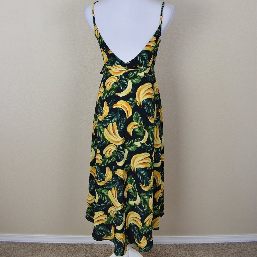 Show Me Your Mumu Meghan Wrap Banana Print Dress - S - Picture 6 of 9